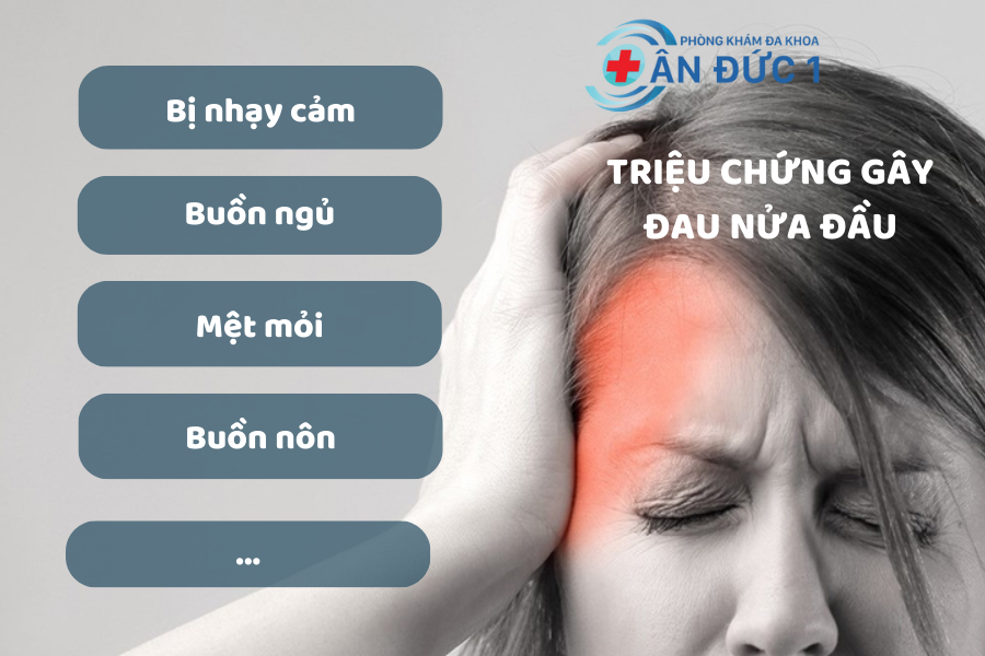Triệu chứng của bệnh đau nửa đầu