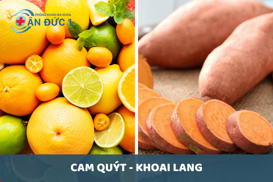 Cam quýt, khoai lang